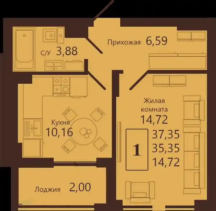 Выбор стиля и отделки для гармоничного пространства 28 кв.м